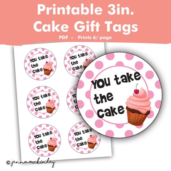 Cake Raffle Ideas Cablo Commongroundsapex Co - printable you take the cake pun gift tag fundraiser ideas cute gift